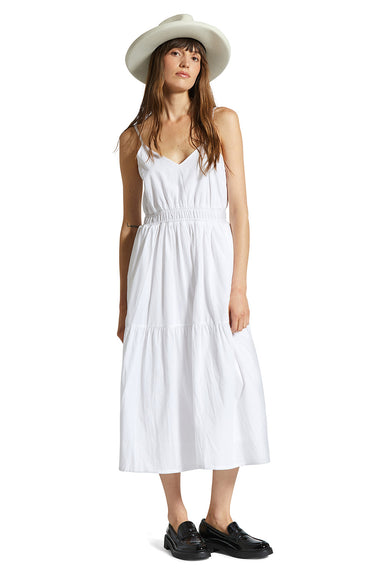 Brixton - Sidney Dress - White Solid - Front