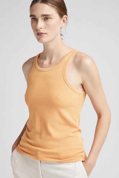 Richer Poorer - Recycled Rib Tank - Apricot Tan - Front