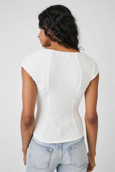 Free People - Boss Babe Tank - Optic White - Back