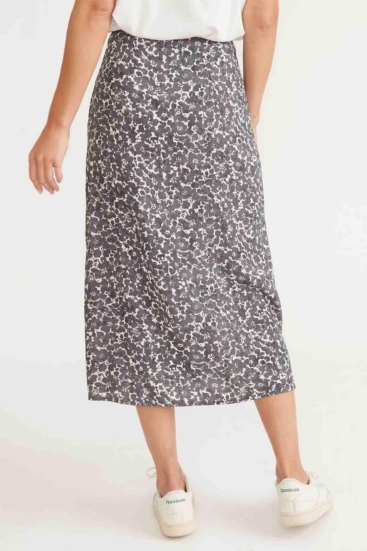 RYAN MIDI SLIP SKIRT
