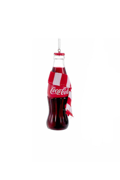 Kurt Adler - Coke Bottle with Scarf Ornament