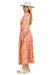 Lucca -  Soraya Cutout Maxi Dress - Coral - Side