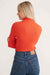 Marine Layer - Lexi Rib Turtleneck - Poinciana - Back