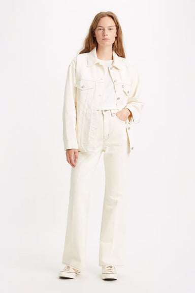 Levis - 70s High Flare - Sunny Cream - Front
