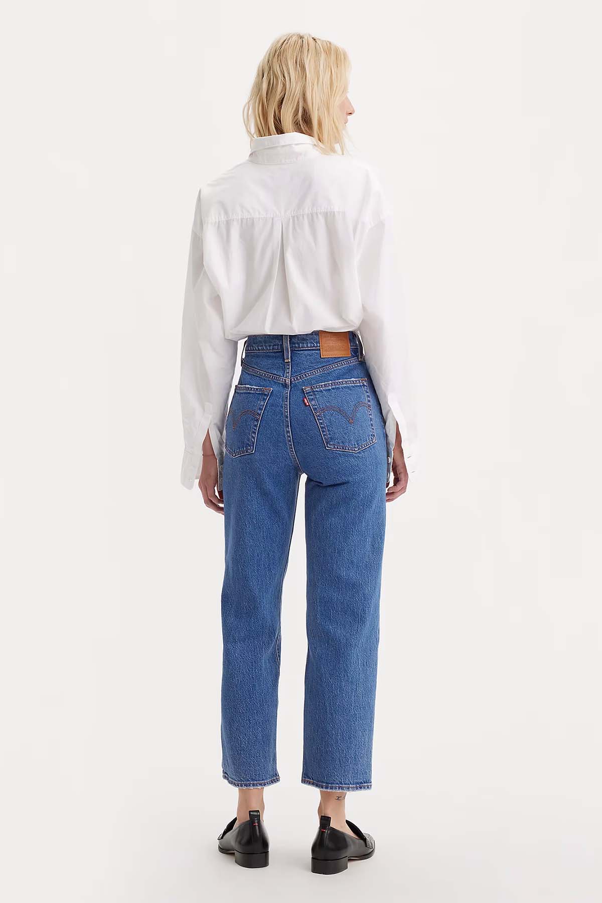 Levis - Ribcage Straight Ankle - Jazz Pop - Back