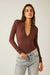 Free People - Do It Right Bodysuit - Hickory