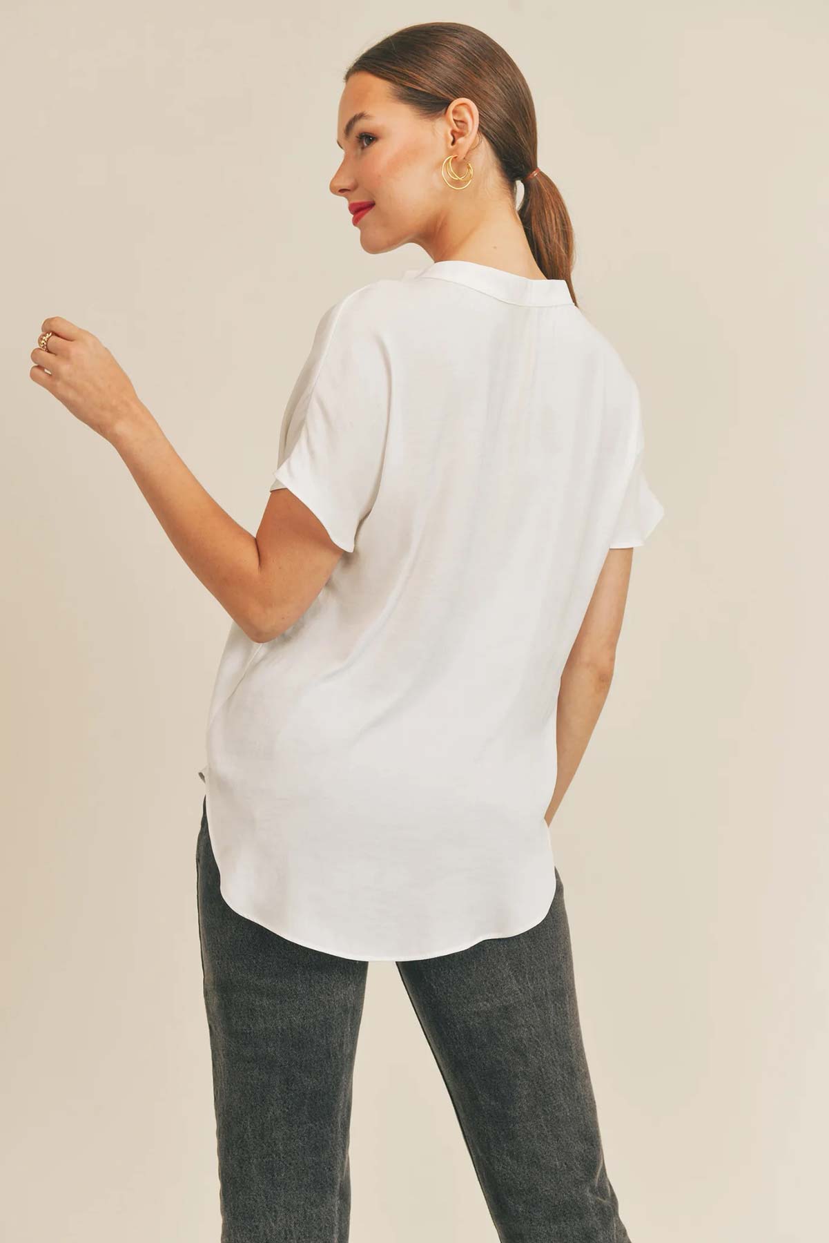 Reset by Jane - Esme Top - White - Back