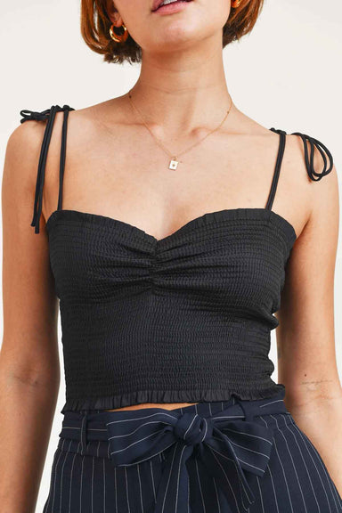Reset by Jane - Tallulah Top - Black - Detail