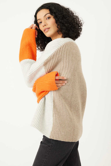 Stitches & Stripes - Mason V-Neck - Grey Multi