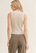 Sage the Label - Aria Pointelle Top - Ivory - Back