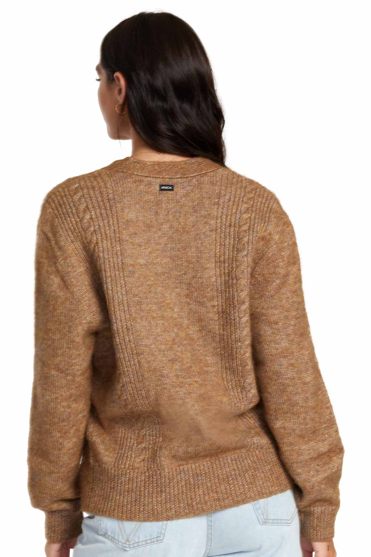 RVCA - Sweetheart Cardigan - Bronze - Back