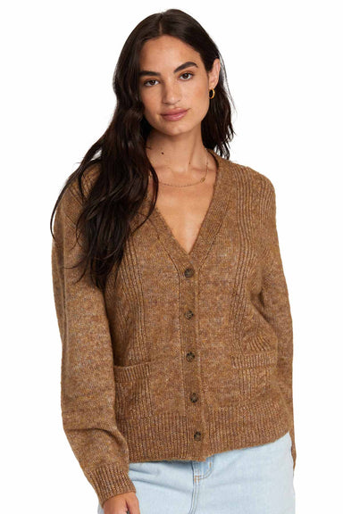 RVCA - Sweetheart Cardigan - Bronze - Front