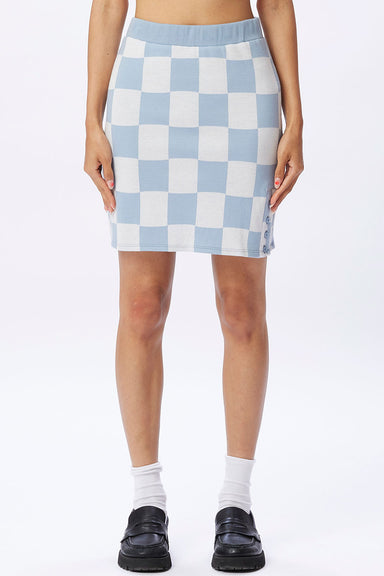 Obey - Lydia Mini Skirt- Seal Ice Multi - Front