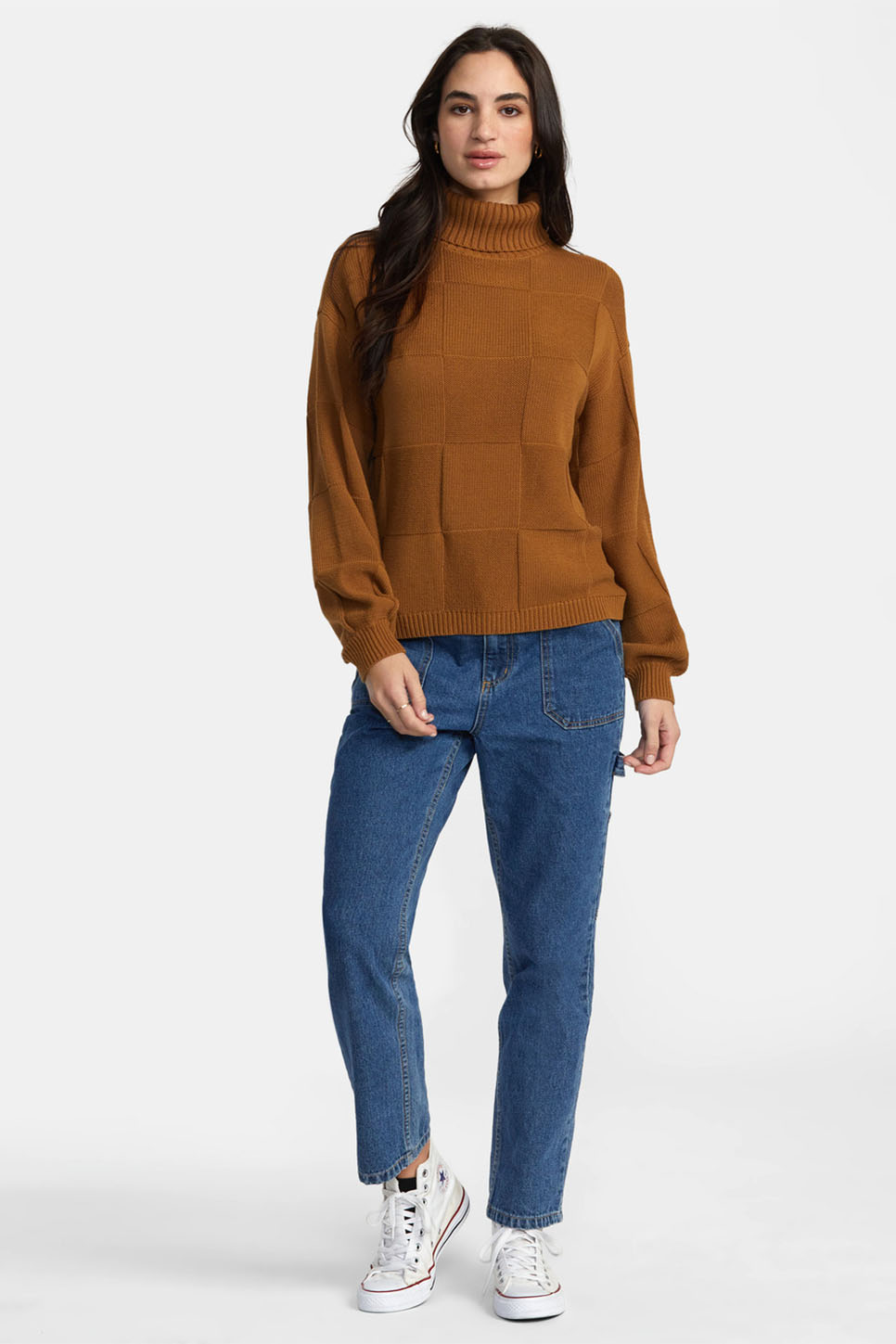 RVCA - Vineyard Sweater - Workwear Brown