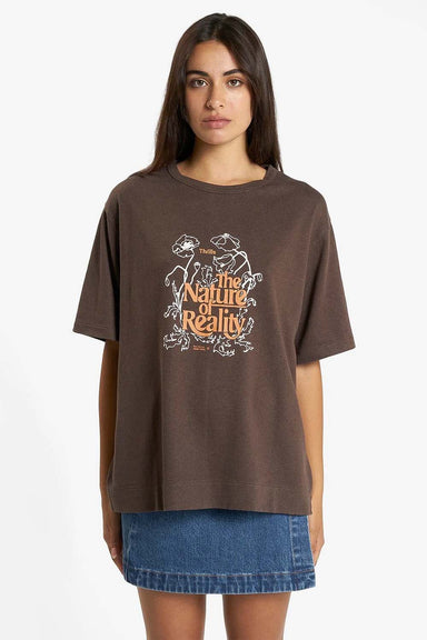 Thrills - Physical Existence Box Tee - Postal Brown - Front