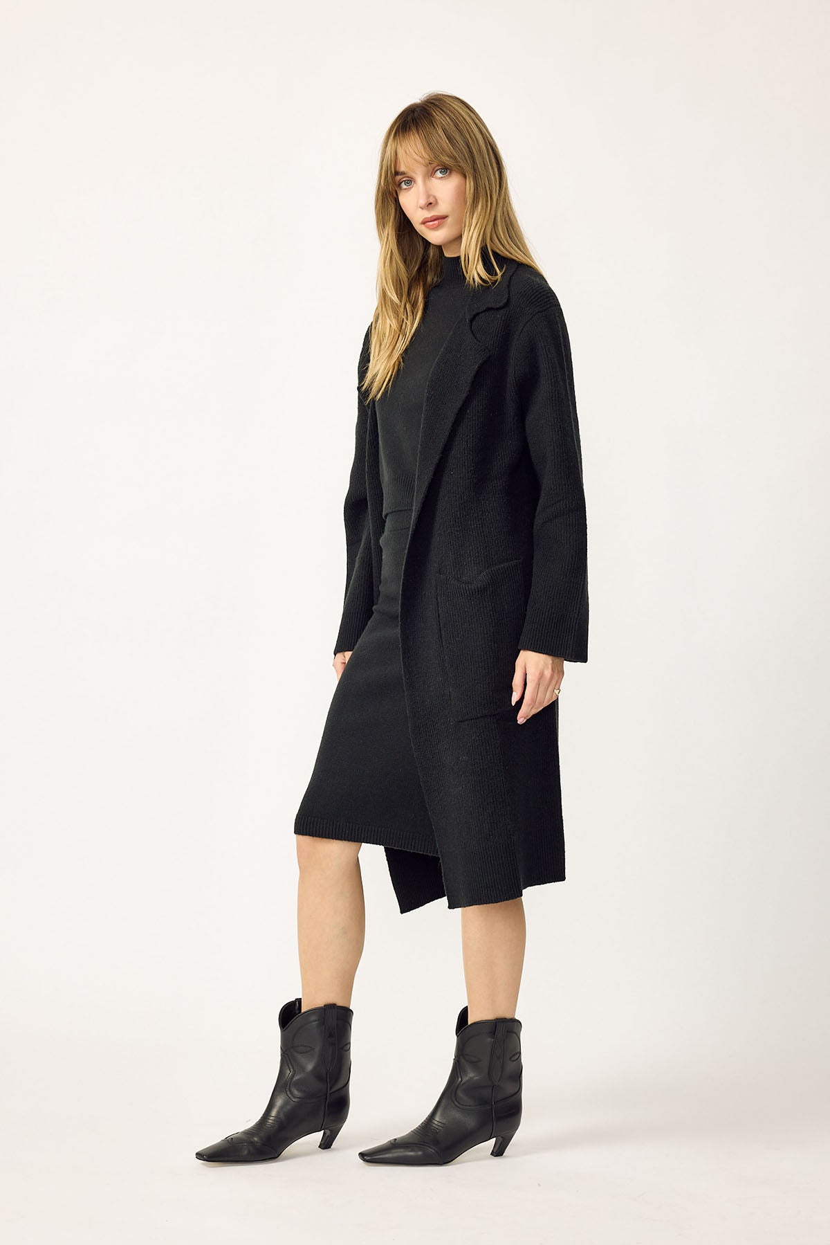 Stitches & Stripes - Remy Coat - Black