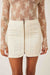 Free People - Layla Cord Mini Skirt - Cheesecake - Front