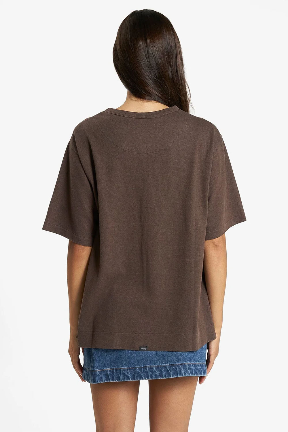 Thrills - Physical Existence Box Tee - Postal Brown - Back