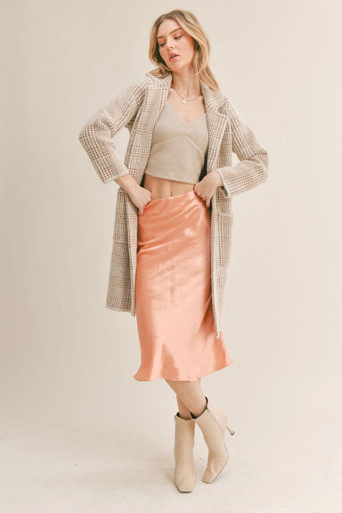 Sage the Label - Marceau Coat - Ivory Brown - Front