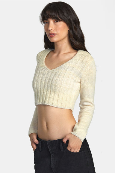 RVCA - Destiny Sweater - Latte - Side