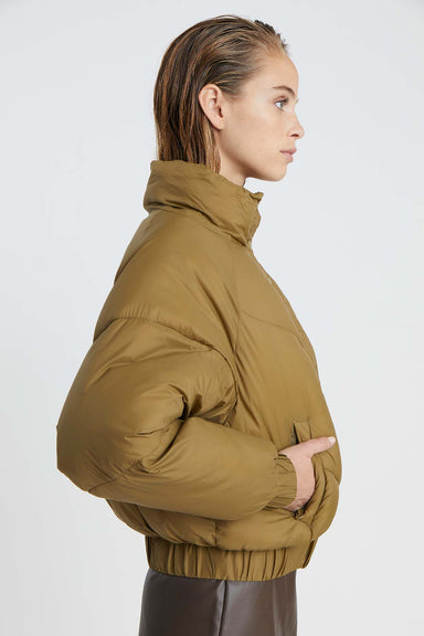 Deluc - Harrison Puffer Jacket - Olive - Side