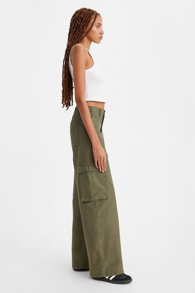 Levis - Baggy Cargo - Olive Night - Side