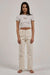 Thrills - Bad Habits Club Baby Tee - White Marle 