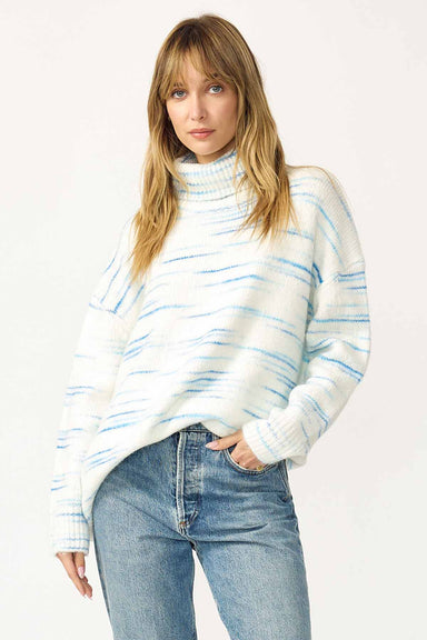 Stitches & Stripes - Casey Pullover - Aqua Multi