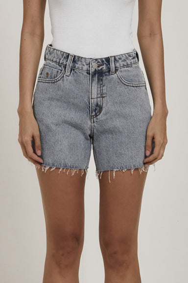 Thrills - Erica Mid Rise Short - Garage Blue - Front