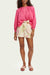 Scotch & Soda - High Rise Printed Shorts - Vondelfield - Blossom