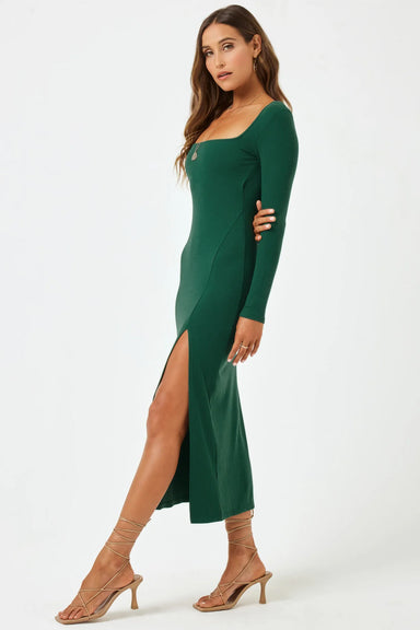 L*Space - Windsor Dress - Emerald - Side