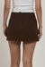 Thrills - Reese Pinstripe Pleated Skirt - Brown - Back