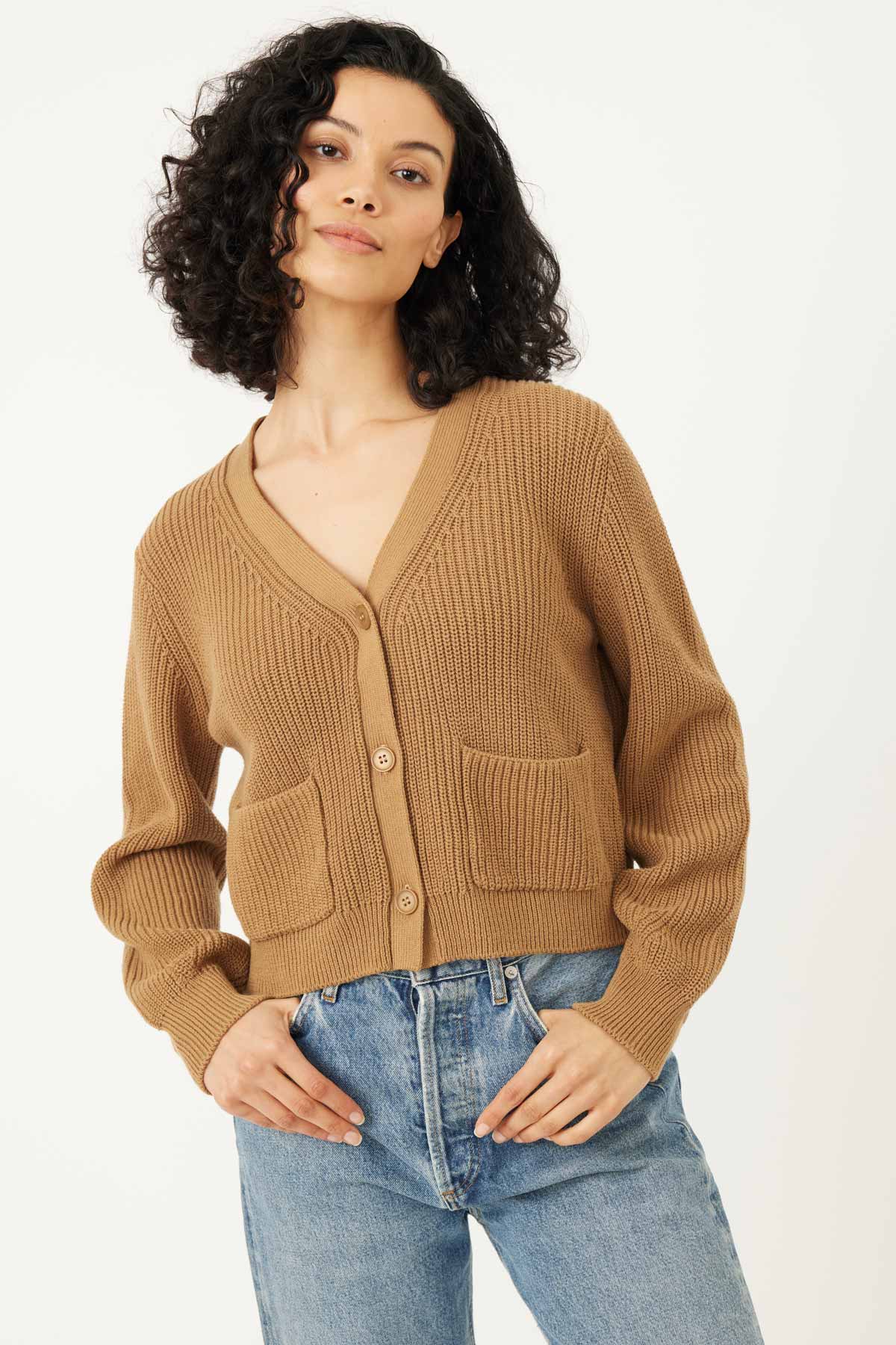 Stitches & Stripes - Lucy Cardigan - Camel