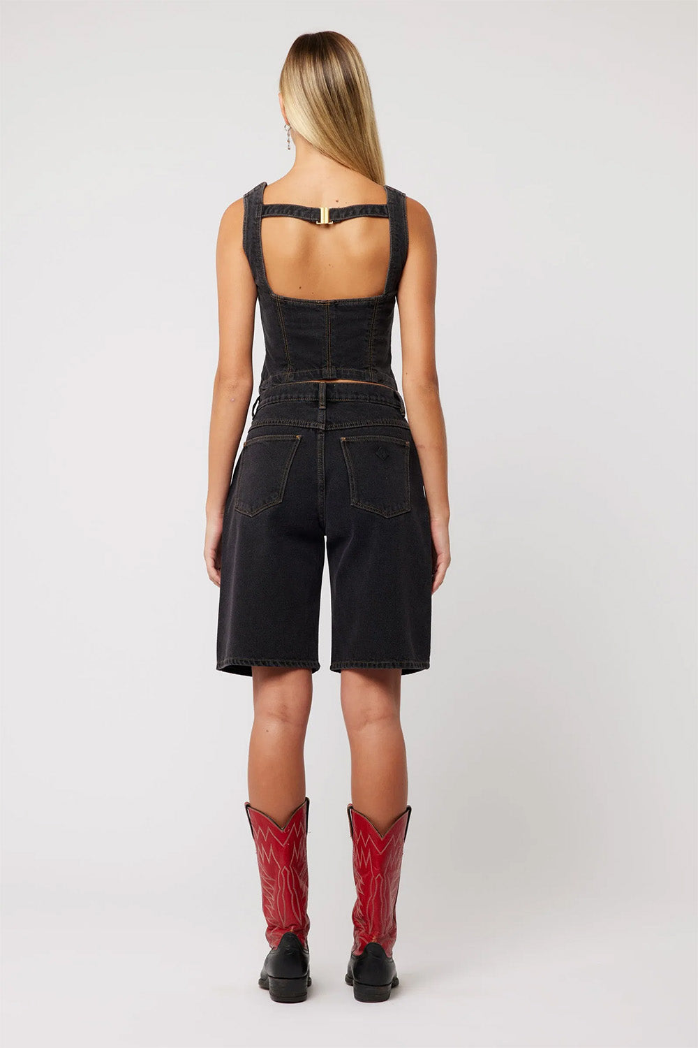 Abrand - Denim Top - Cara - Back