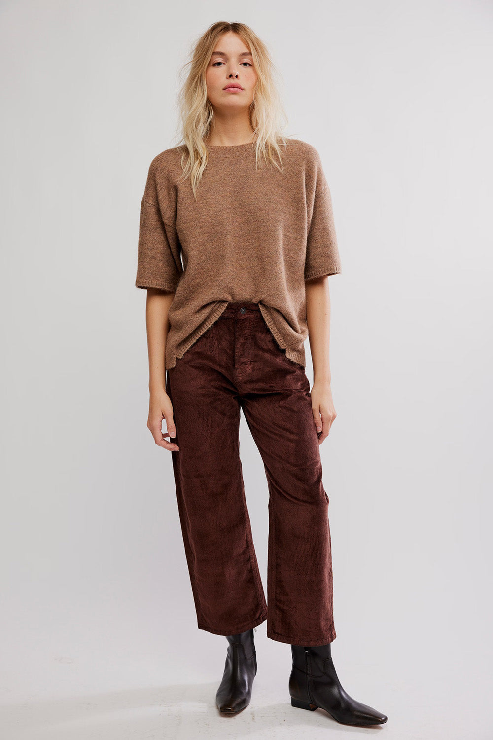 Free People - Deep Trance Cord - Shaved Chocolate