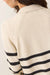 Marine Layer - Berkeley Sweater Polo - Charcoal Stripe - Back