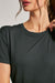 7 Diamonds - Core T-Shirt Dress - Basil  - Detail
