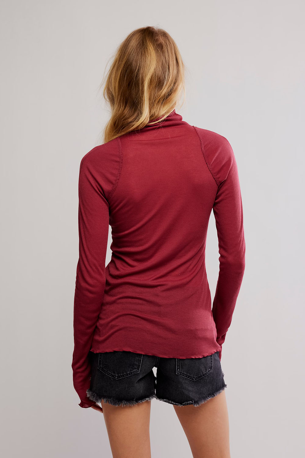 Free People - Close to Home Layering - Miss Crimson - Back