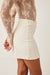 Free People - Layla Cord Mini Skirt - Cheesecake - Side