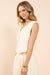 Sadie & Sage - Season's Bloom Waistcoat - Butter - Side