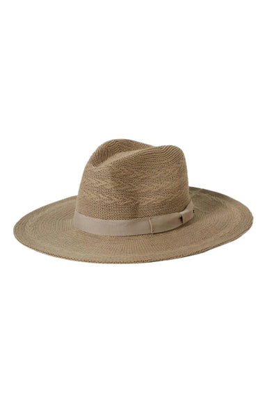 Brixton - Lyons Knit Pattern Packable Hat - Light Tan/Light Tan - Profile
