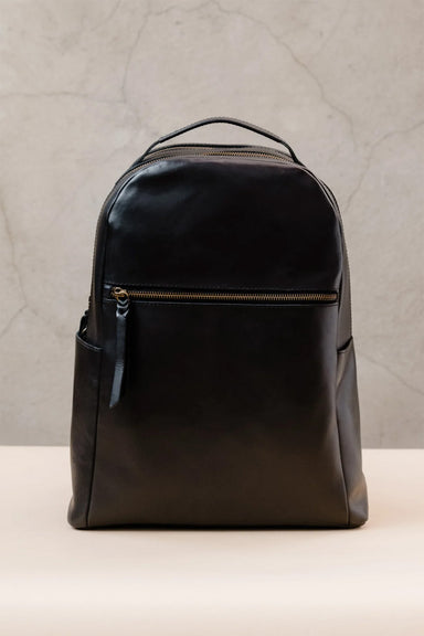 able alem backpack black front