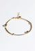 able nina tube bracelet gold