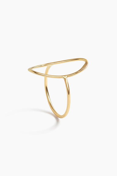 able aspen oval ring gold side