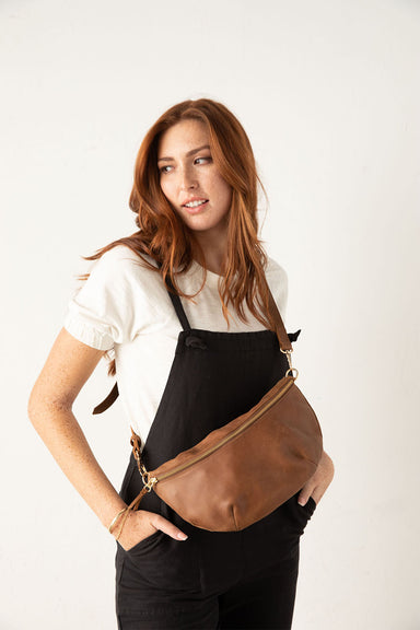 able berkeley belt bag whiskey model