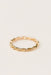 able braided twist ring gold