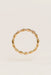 able braided twist ring gold front