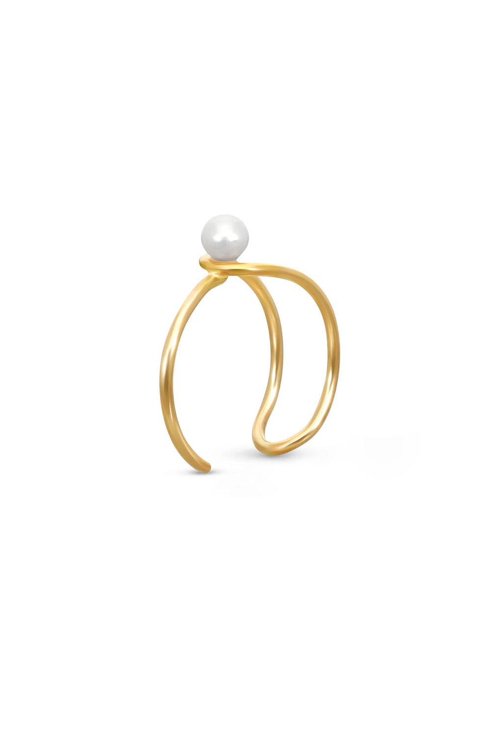 able elise pearl open ring back