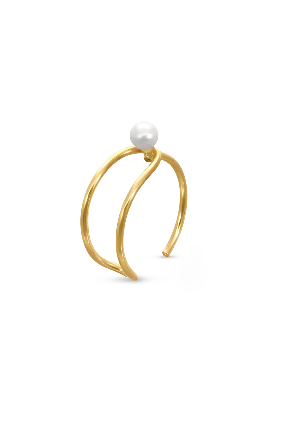 able elise pearl open ring front