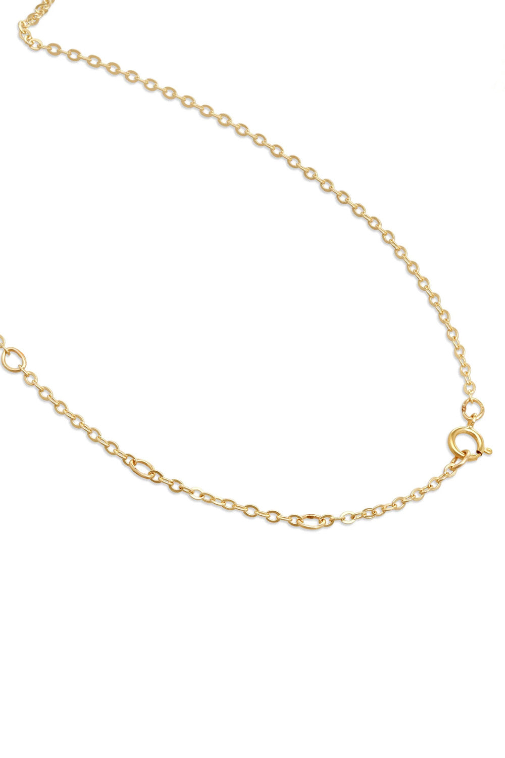 able felicity luxe chain necklace gold clasp